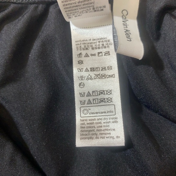 One-Piece Swimsuit Calvin Klein XL Logo Strap Classic Scoop - Picture 5 of 11